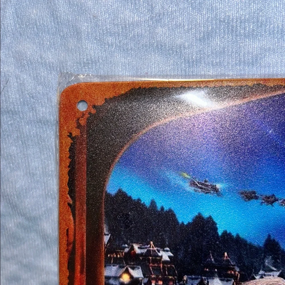 The Christmas Chronicles 2. Metal Sign Staring Kurt Russell and Goldie Hawn